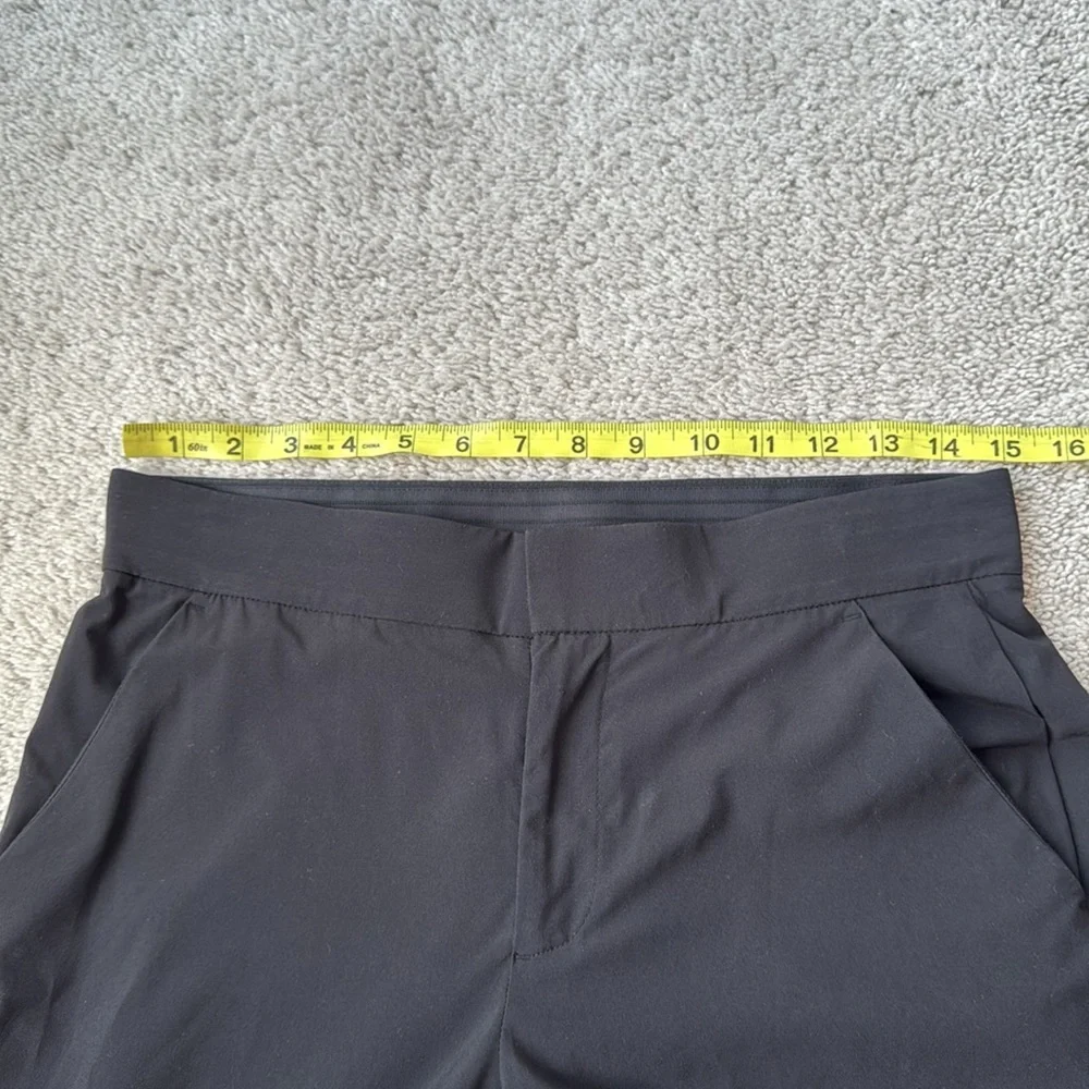 Athleta Tribeca Wide Leg Snap Hem Crop Pants | Size 2 | Black - Picture 9 of 10